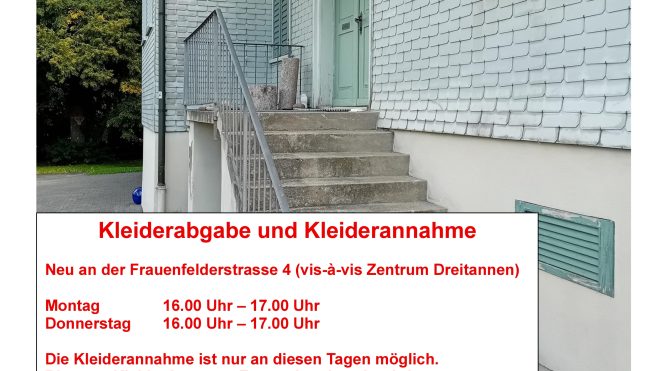 Kleiderabgabe und Kleiderannahme